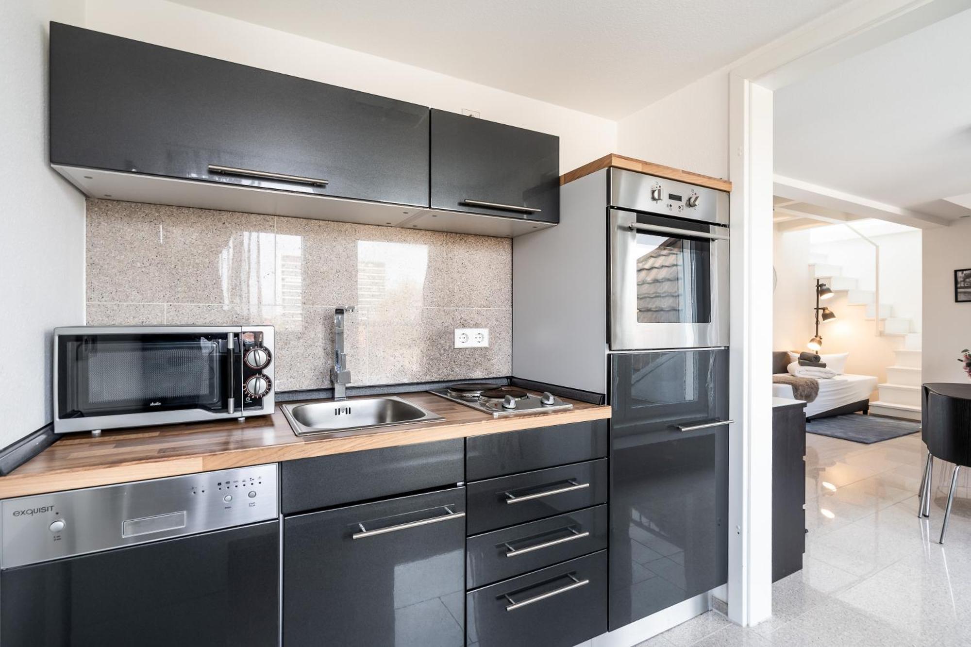 Wohnen Auf Zeit - Innenstadt-Appartements Friburgo em Brisgóvia Quarto foto